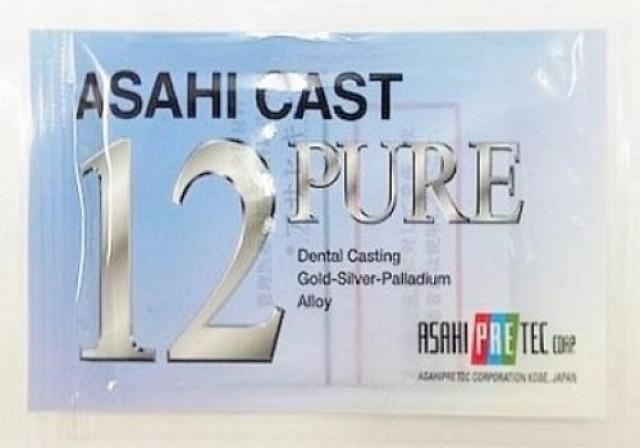 アサヒプリテックの歯科用金パラ製品 アサヒキャスト12 PURE